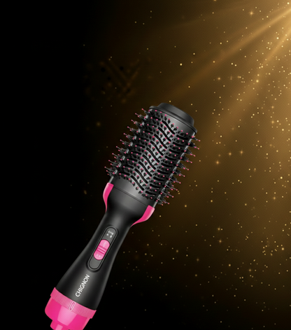 4-in-1 One Step Hot Air Brush – Professional Hair Dryer, Straightener, Curler & Volumizer Comb – Salon Styling Tool for All Hair Types