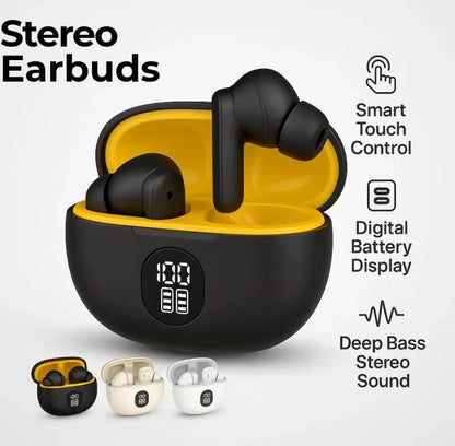 Premium TWS Wireless Stereo Earbuds with LED Digital Display - High-Fidelity Sound, ENC Noise Reduction, and Long Battery Life